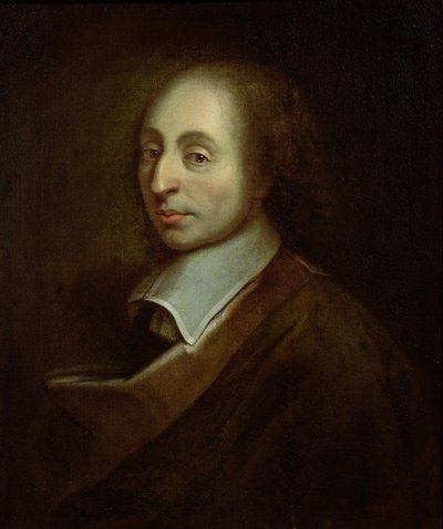 Blaise Pascal (1623-62) asi 1691 od Francois the Younger Quesnel
